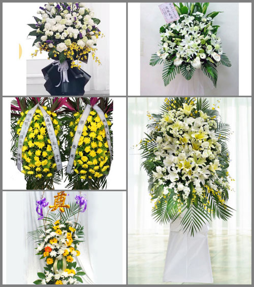 河南周口淮阳县大连乡白事花篮预定