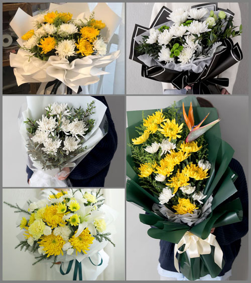 河南周口淮阳县大连乡白事花束代送
